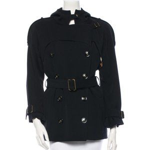 Yves Saint Laurent Black Trench Coat